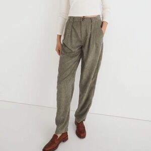 Madewell Corduroy High-Rise Tapered Pants